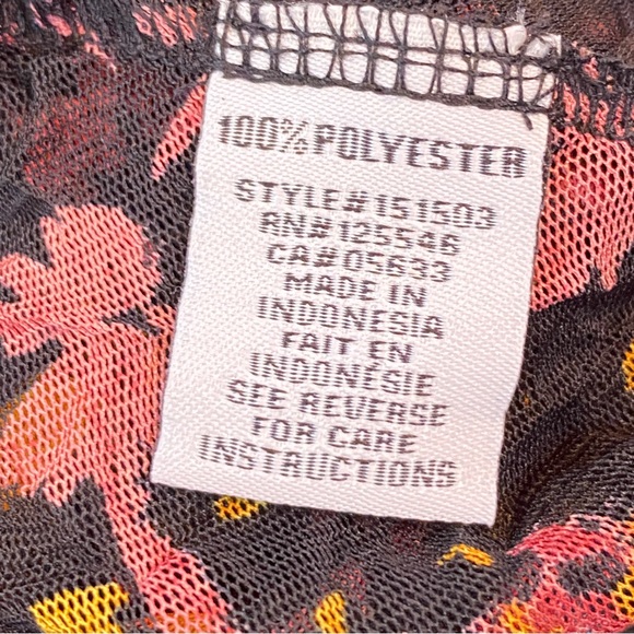 LIV by Habitat Clothes, sheer floral dress, size Small - Picture 9 of 10